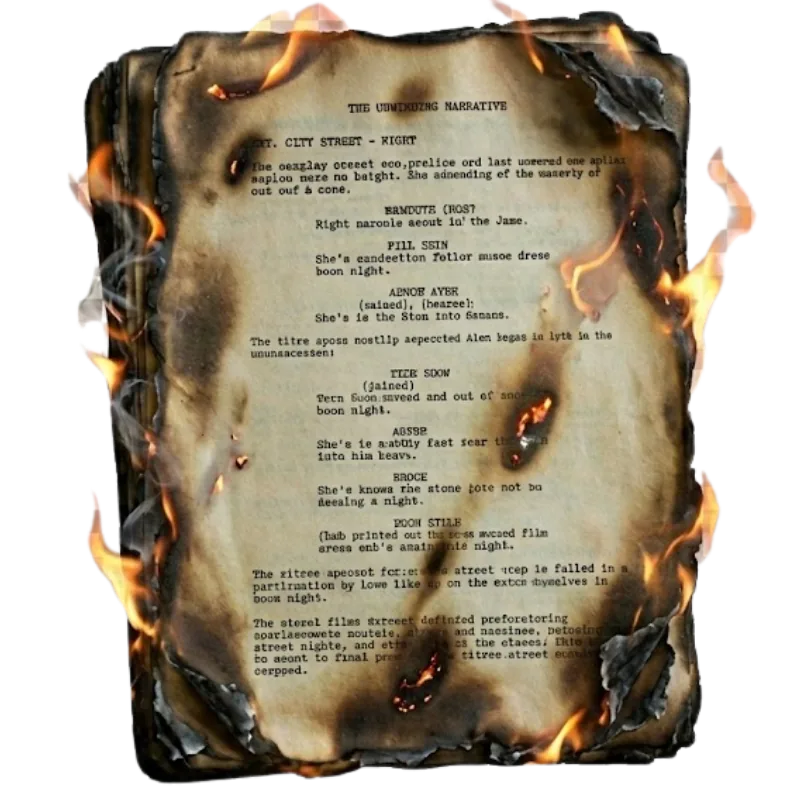 Burning screenplay